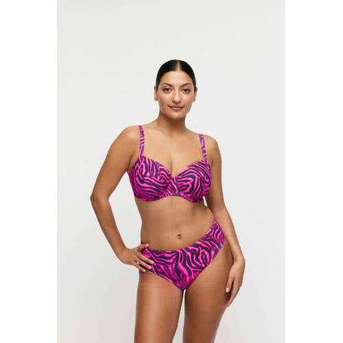 PrimaDonna niet-voorgevormde beugel bikinitop Malabo roze/donkerblauw afbeelding