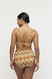 thumbnail: PrimaDonna high waist bikinibroekje oranje/meerkleurig