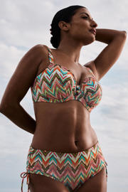 thumbnail: PrimaDonna beugel bikinitopje met all over print oranje/meerkleurig