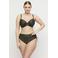 PrimaDonna high waist bikinibroekje Ratjada met lurex donkergroen