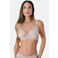 Sassa Mode voorgevormde T-shirt-bh met beugel Dot & Blossom lichtbeige