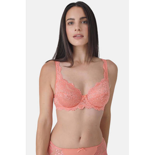Sassa Mode niet-voorgevormde beugelbh Classic Lace zalmroze afbeelding