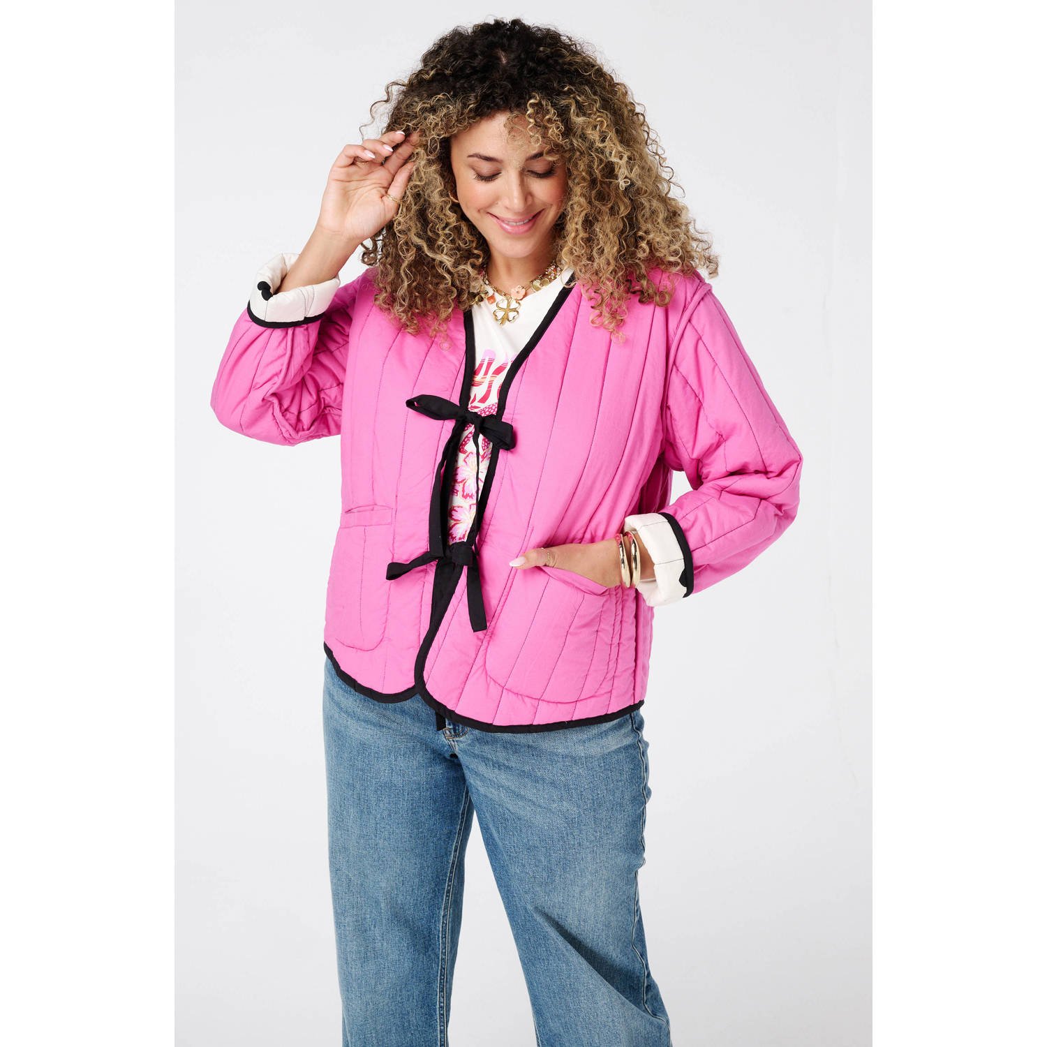MS Mode reversible jas roze