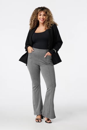 flared legging grijs