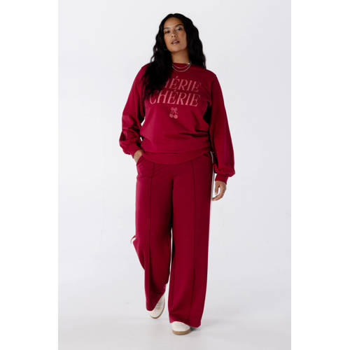 MS Mode sweater fuchsia afbeelding