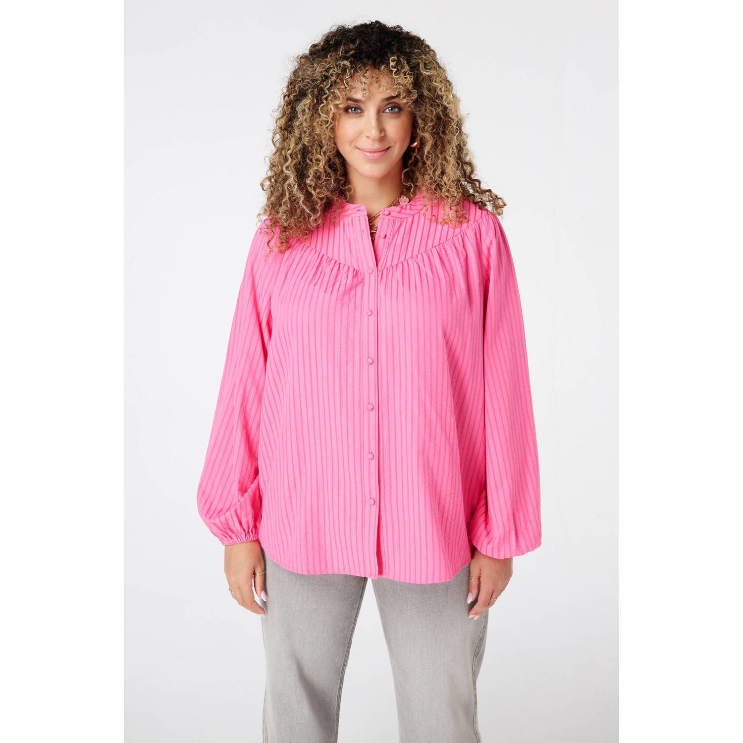 MS Mode blouse roze