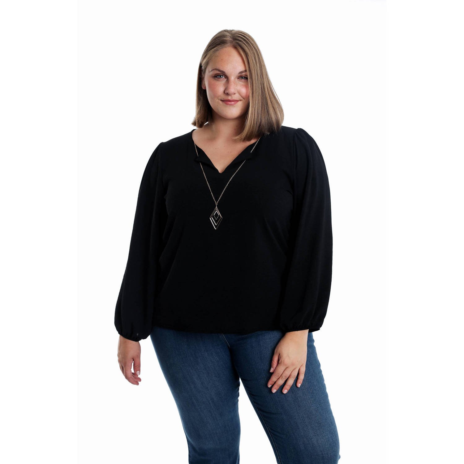 Paprika top zwart