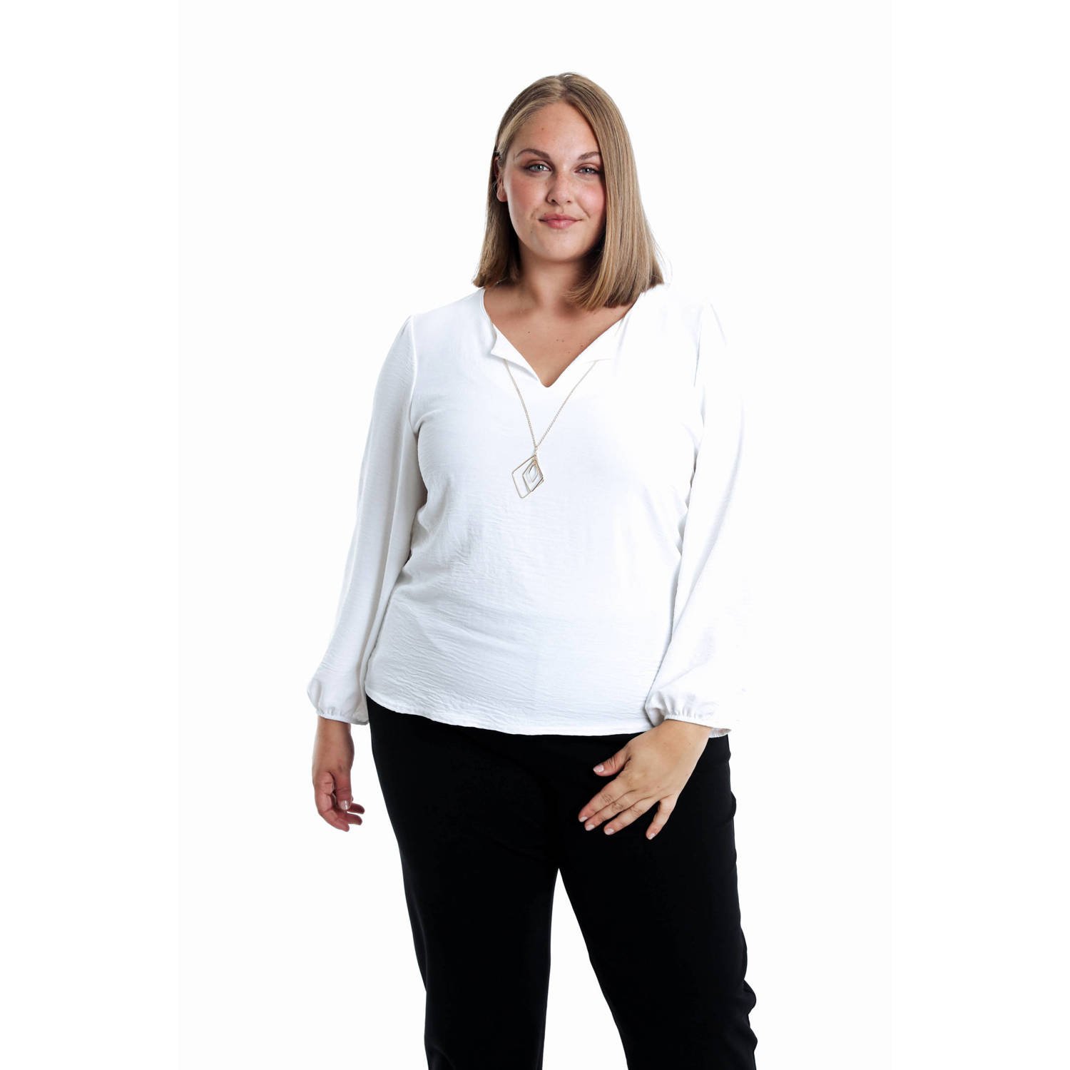 Paprika blousetop ecru