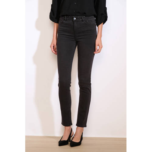 LOLALIZA slim fit jeans black denim afbeelding