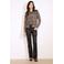 LOLALIZA bootcut regular waist broek zwart