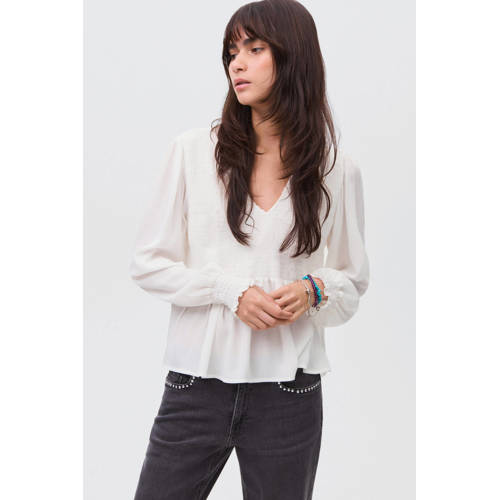 MANGO TEEN blousetop wit afbeelding