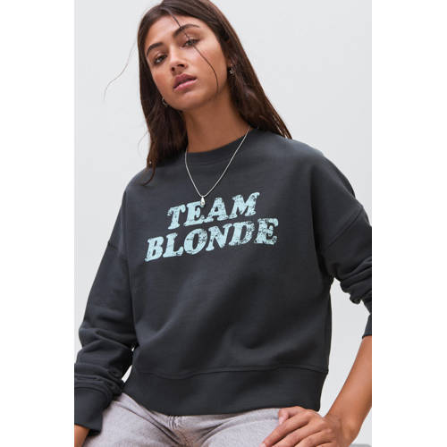 MANGO TEEN sweater antraciet afbeelding
