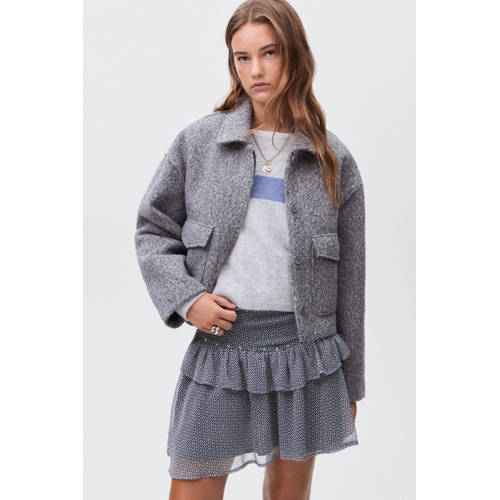 MANGO TEEN korte rok blauw afbeelding