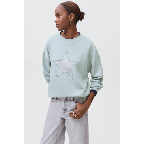 MANGO TEEN sweater lichtgroen afbeelding