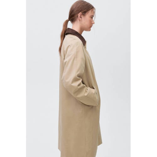 MANGO TEEN trenchcoat herfst beige afbeelding