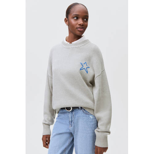 MANGO TEEN trui grijs afbeelding