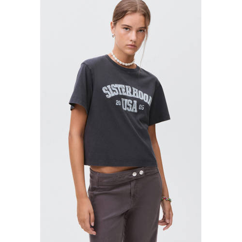 MANGO TEEN T-shirt antraciet afbeelding