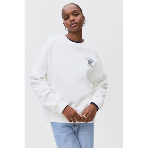 MANGO TEEN sweater wit afbeelding