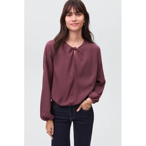 MANGO TEEN blousetop donkerrood afbeelding