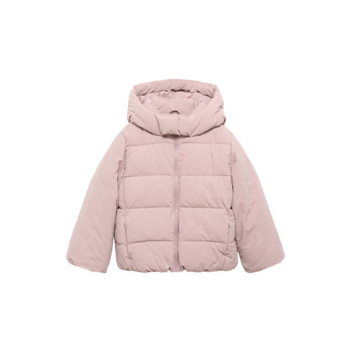 Mango Kids gewatteerde jas roze afbeelding
