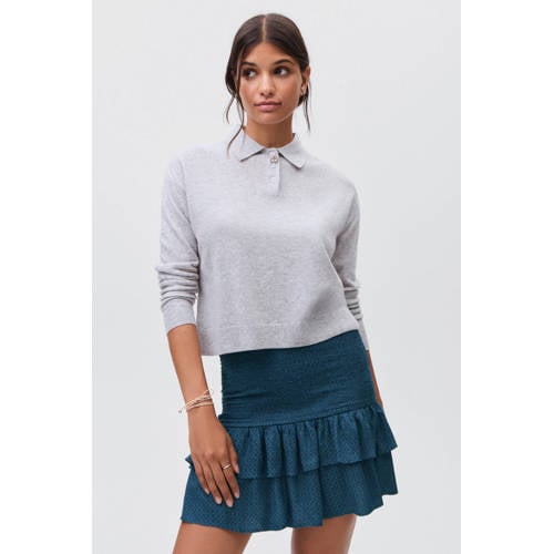 MANGO TEEN strokenrok blauw afbeelding