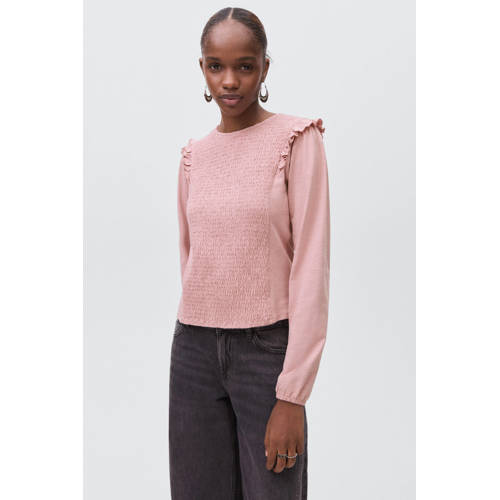 MANGO TEEN blousetop roze afbeelding