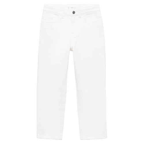 Mango Kids straight leg jeans wit afbeelding