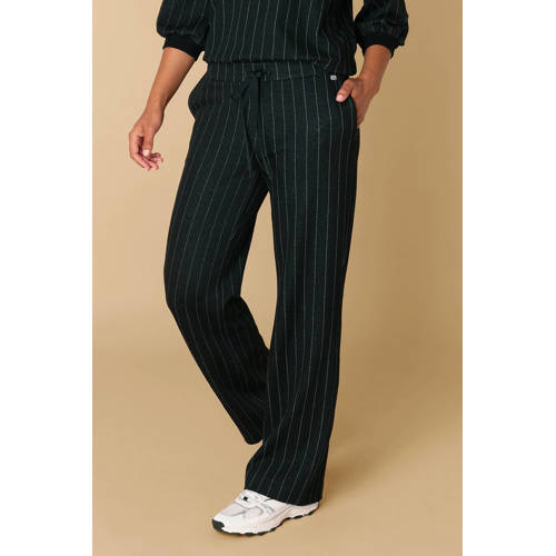 Ivy Beau wide leg regular waist broek zwart afbeelding