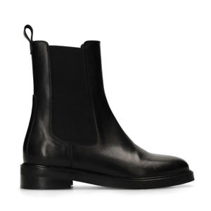 leren chelsea boots zwart