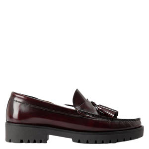 chunky loafers bordeaux