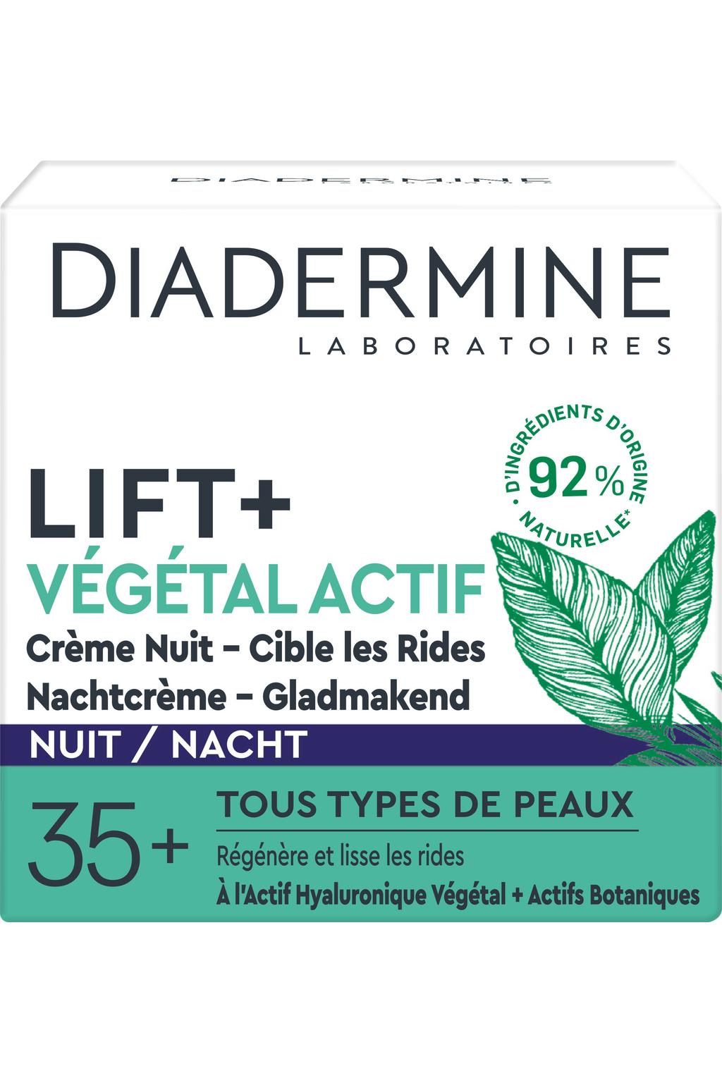 Diadermine Lift+ Botology / Végetal Actif nachtcreme