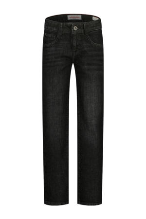 waist regular fit jeans black denim
