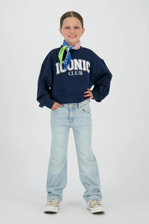 relaxed regular waist regular fit jeans light blue denim