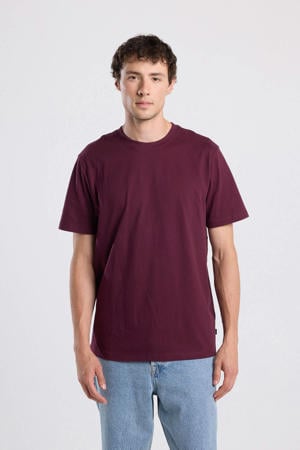 regular T-shirt burgundy