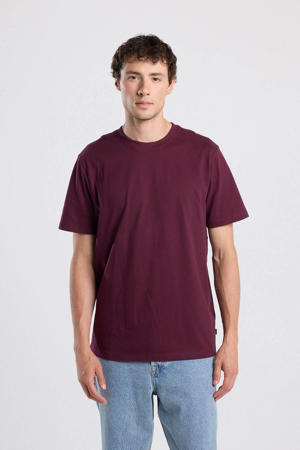 regular T-shirt burgundy