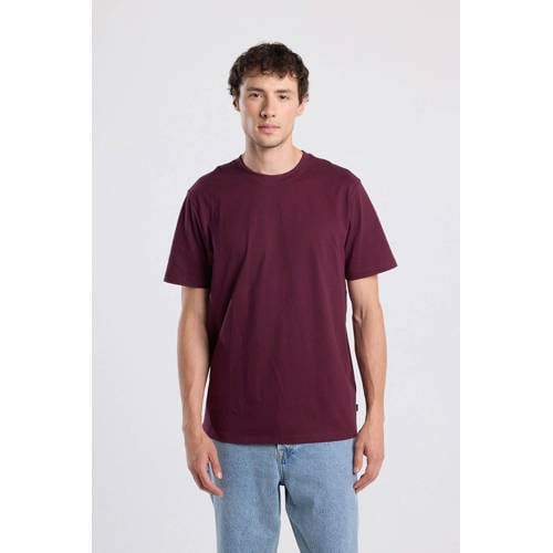 America Today regular T-shirt burgundy afbeelding