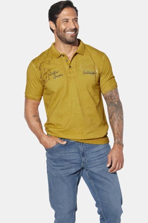 loose polo MORKSTAD Plus Size geel