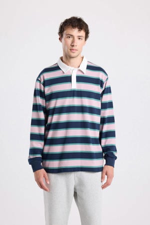 regular polo donkerblauw