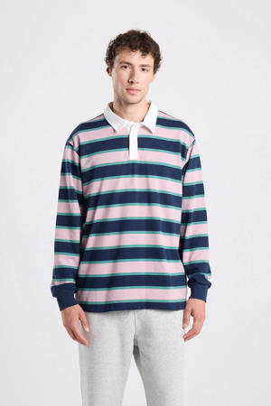 regular polo donkerblauw