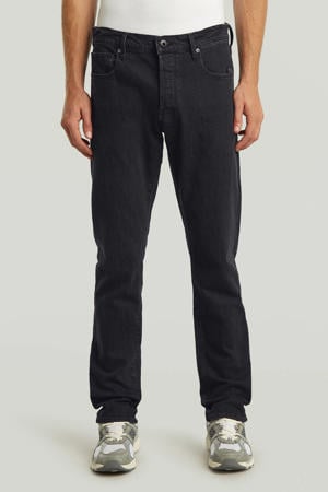 3301 tapered jeans zwart