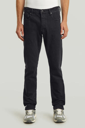 3301 tapered jeans zwart