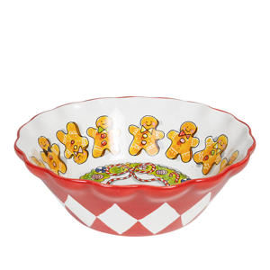 diepe  kerstschaal (23 cm)