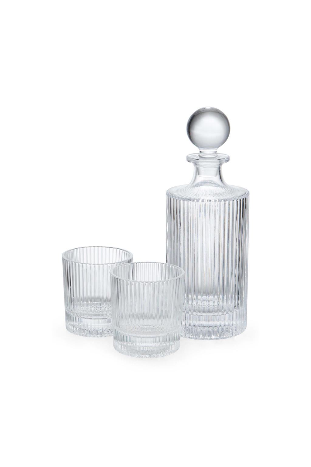 BarCraft whiskyset (3-delig) (incl. decanteerkaraf en 2 glazen)
