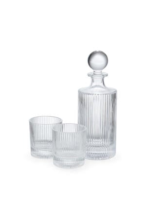 whiskyset (3-delig) (incl. decanteerkaraf en 2 glazen)