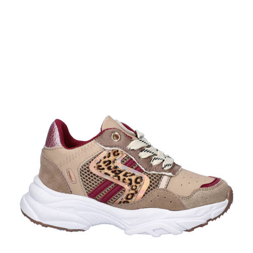 Nelson Kids chunky sneakers beige multi afbeelding