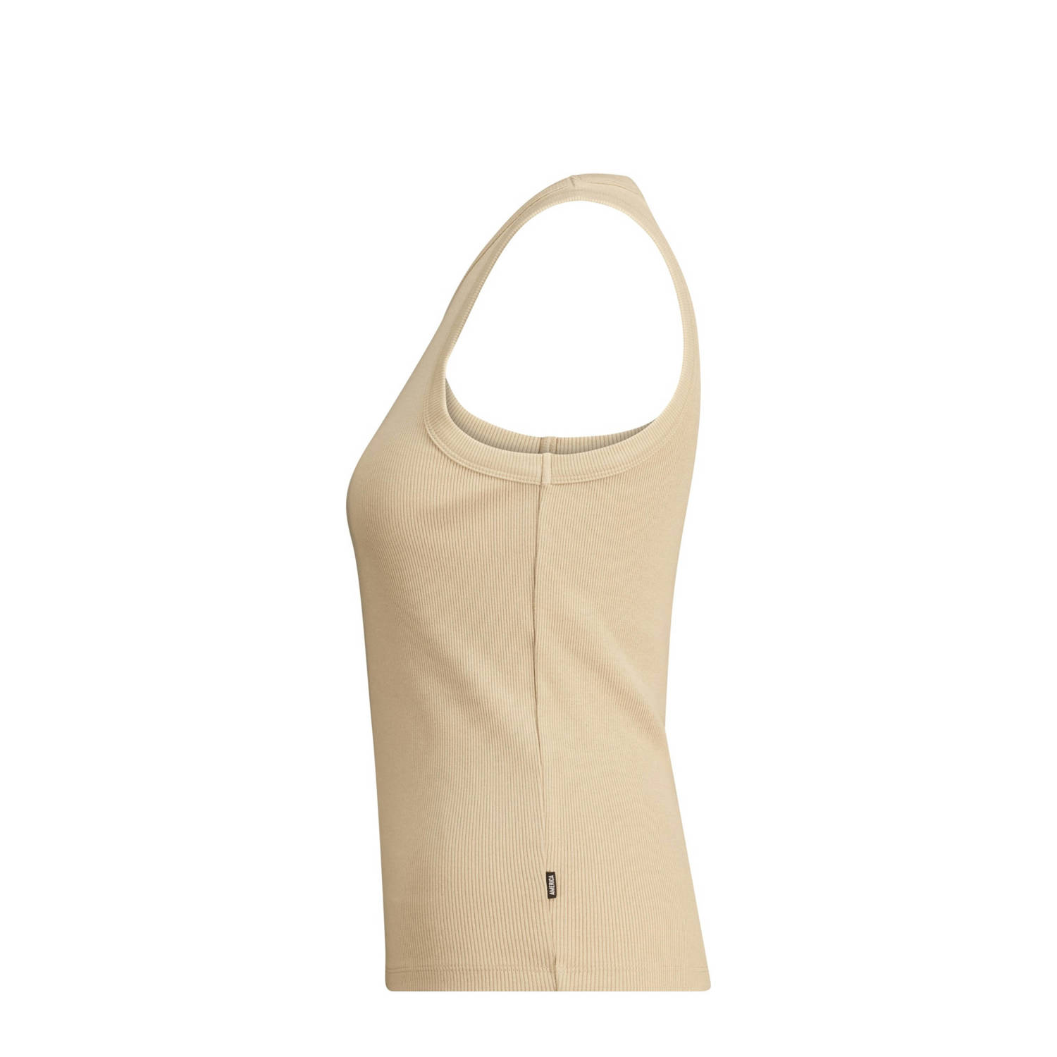 America Today singlet rib gebreid zand