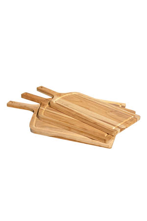  serveerplanken Teakhout (set van 3)