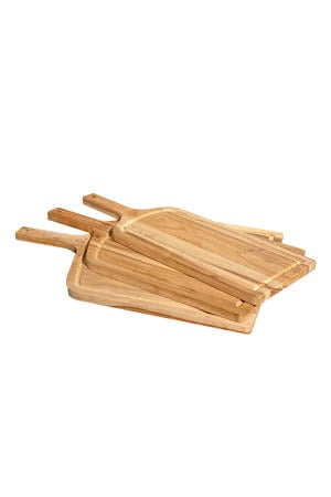 serveerplanken Teakhout (set van 3)