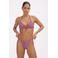 Beachlife high leg bikinibroekje met lurex oudroze