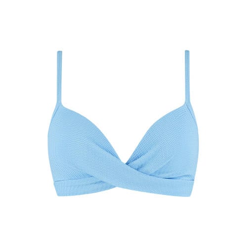 Beachlife voorgevormde beugel bikinitop lichtblauw afbeelding